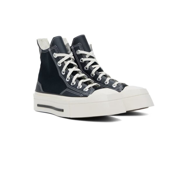 Converse A06435C Black Chuck 70 De Luxe Squared High Top Sneakers ( 6.5 ) - Picture 2 of 9